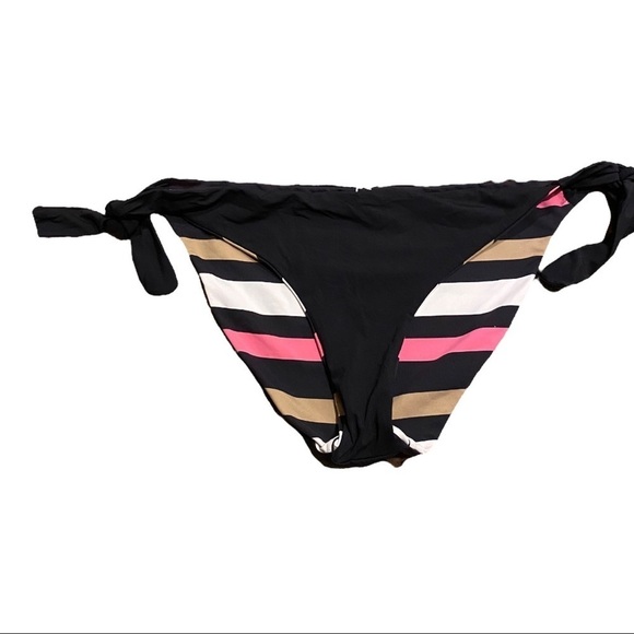 Carve Designs Bikini Bottoms NWT Elba Reversible Broadstripe and Black XS - Picture 5 of 10